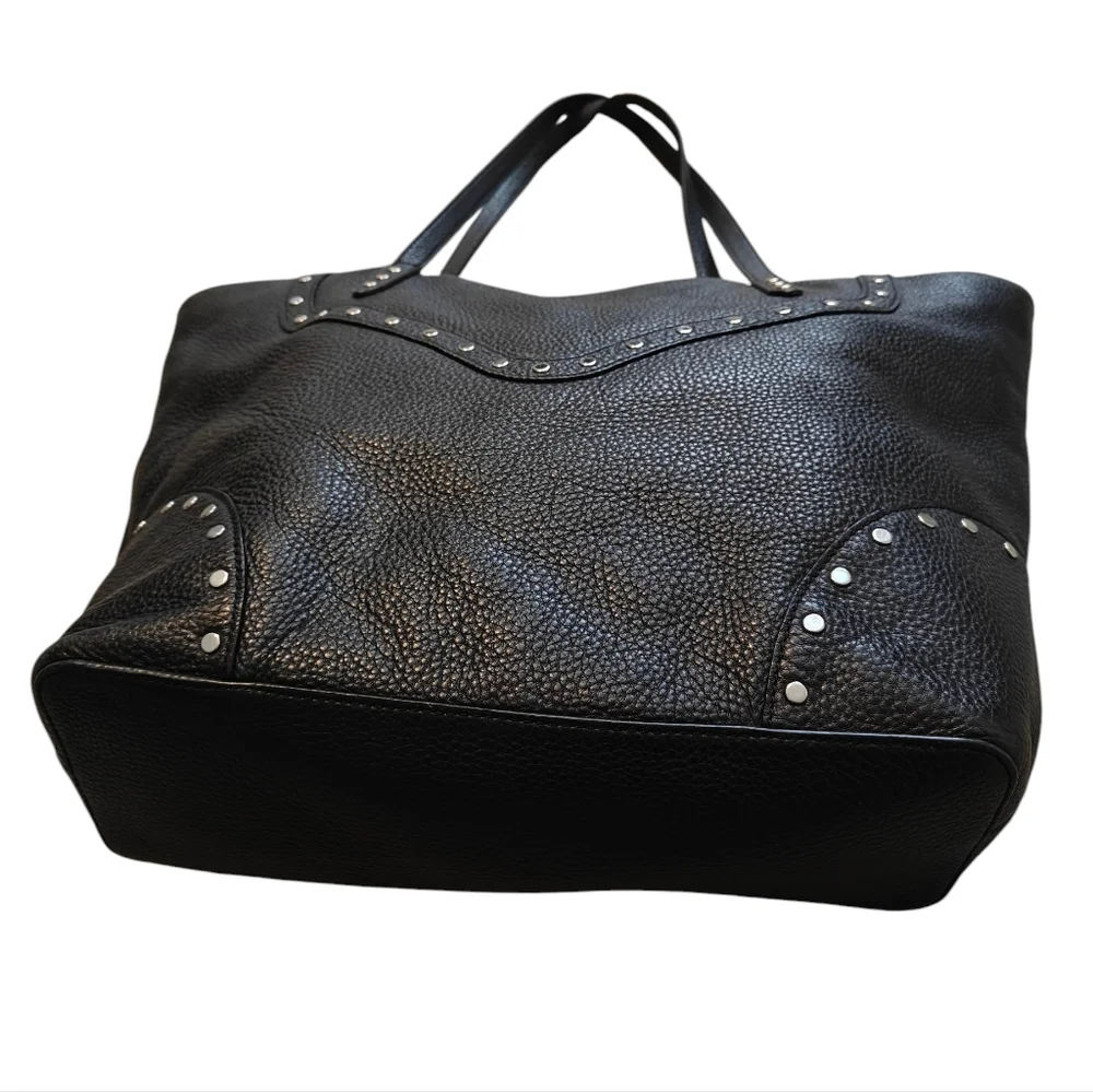 REBECCA MINKOFF Rose Tote With Biker Studs in Black Studded Bag - Picture 5 of 16
